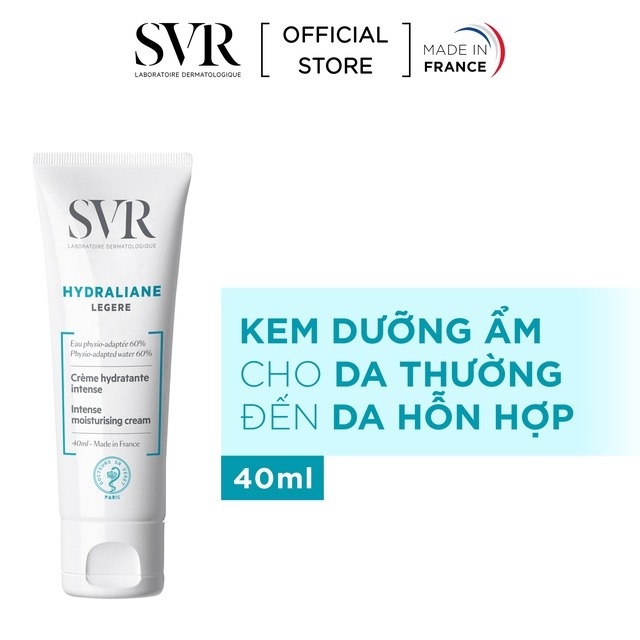 Kem Dưỡng Ẩm SVR Cho Da Thường Đến Da Hỗn Hợp Hydraliane Légère 40ml