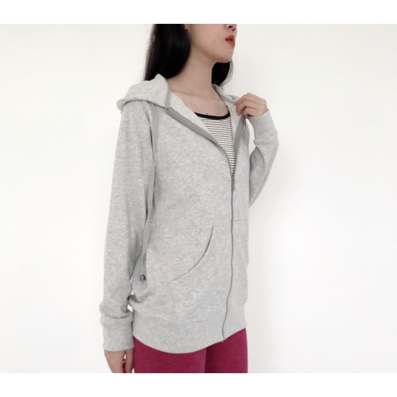 [Mã FAGREEN1505 giảm 10% tối đa 30K đơn 99K] áo khoác hoodie xám xuất khẩu | BigBuy360 - bigbuy360.vn