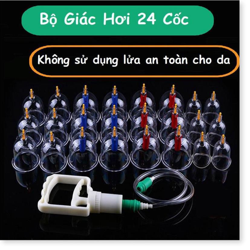 🌸 Khuyến mãi🌸 Bộ Giác Hơi Không Dùng Lửa ⭐ 24 Phụ Kiện ⭐ Bộ Dụng Cụ Giác Hơi Hàn Quốc Cao Cấp ⭐ Mua Ngay nhé NEW