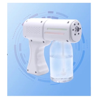 Máy phun xịt khử khuẩn t06, máy phun nano 380ml tích hợp đèn xịt diệt khuẩn, bình sát khuẩn bằng tia uv cao cấp .
