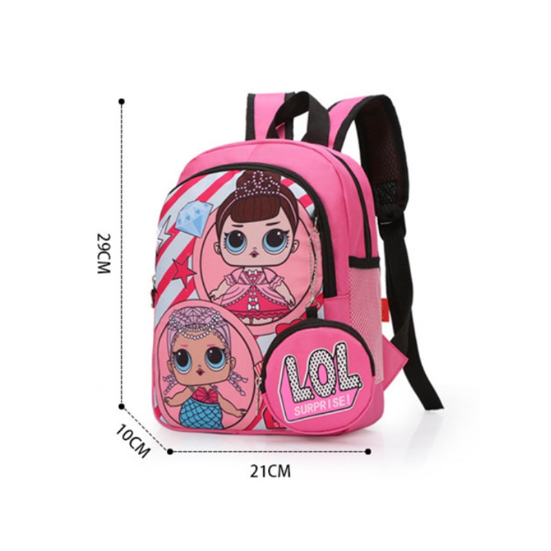 LOL SURPRISE (MớI) Balo ĐựNg TiềN Xu HọA TiếT BúP Bê Dễ Thương