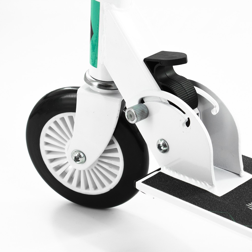 Xe Trượt Scooter Trẻ Em Centosy C1 Trắng, xanh, vàng MẶT NHÁM CHỐNG TRƠN TRƯỢT