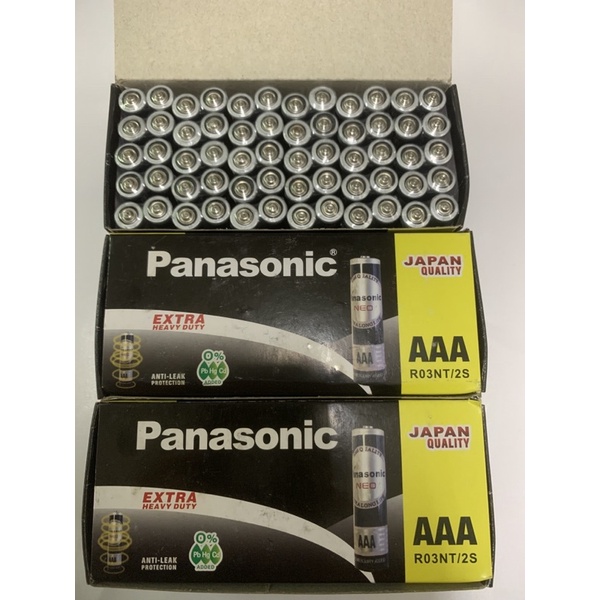 60 viên pin aaa 1,5v Panasonic chính hãng - dùng cho remote , đồ chơi vv