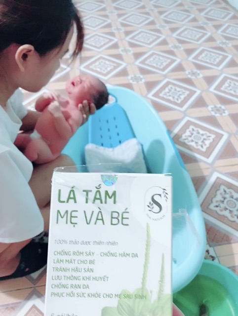 Lá tắm cho mẹ sau sinh và bé Sam Natural