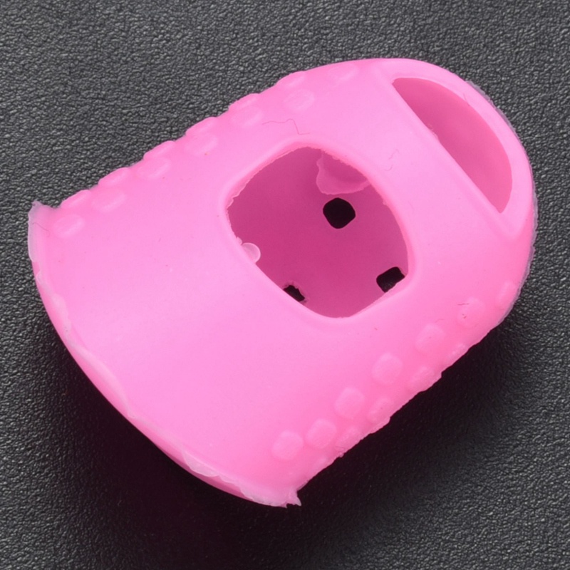 (MỚI) Bộ 4 miếng bọc bảo vệ đầu ngón tay chơi đàn guitar màu hồng M