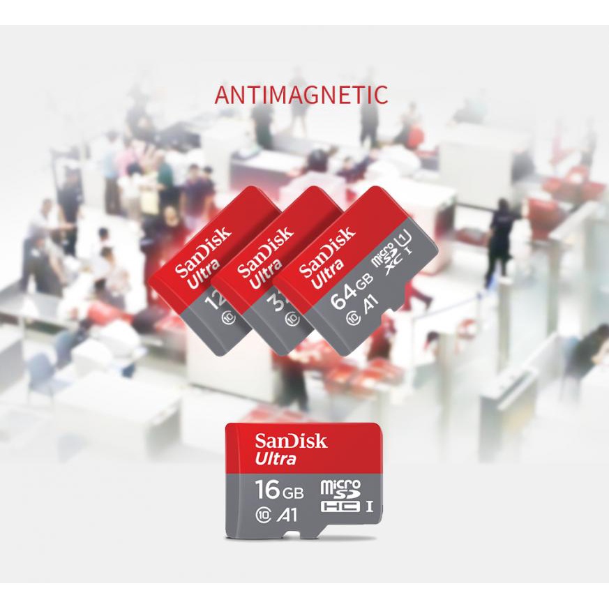 SANDISK Thẻ Nhớ Micro Sd100mb / s TF Usb 256GB Class10 Cho MáY TíNh BảNg / ĐiệN ThoạI