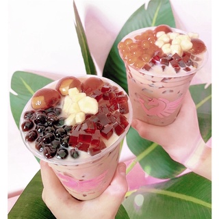 ( HCM )Trà Sữa vị Phúc Long( Full Topping )