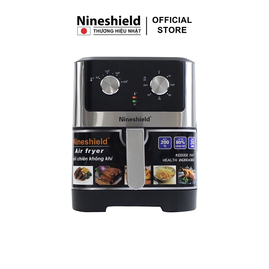 Nồi chiên không dầu Nineshield KB-1000, Dung tích 9 Lít