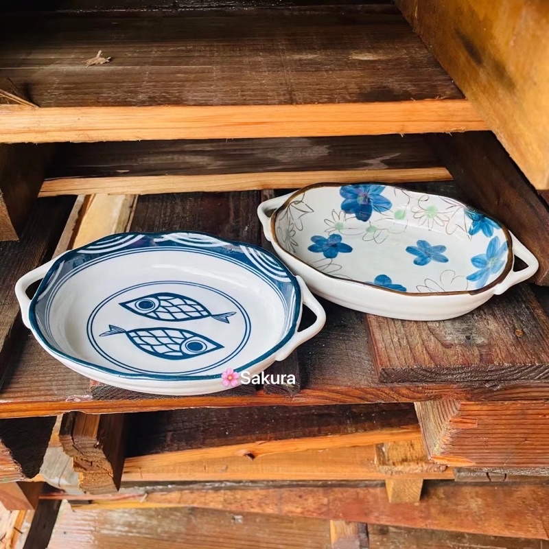 Thố 2 quai phong cách nhật bản