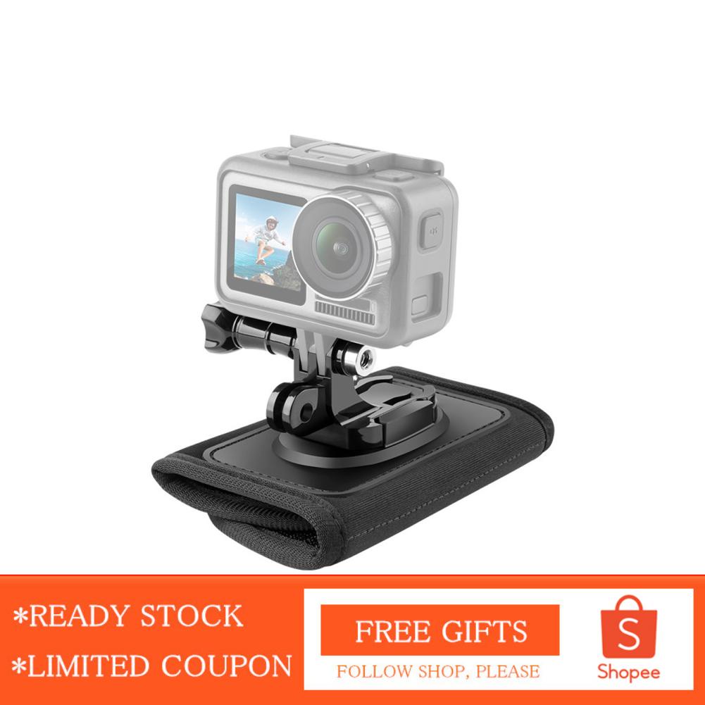 TELESIN Phụ kiện giá đỡ gắn ba lô cho máy ảnh GoPro Hero 8/7/6/5/4/ SJCAM EKEN/DJI Osmo | WebRaoVat - webraovat.net.vn