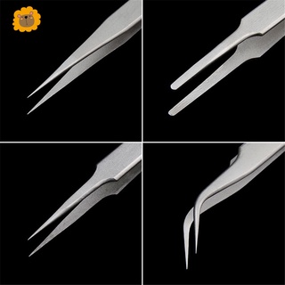 Nhíp gắp lông mi đầu nhọn bằng inox 3.5mm
