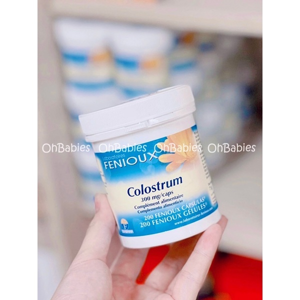 Sữa non Fenioux Colostrum Pháp cho bé hộp 200 viên [OH BABIES]