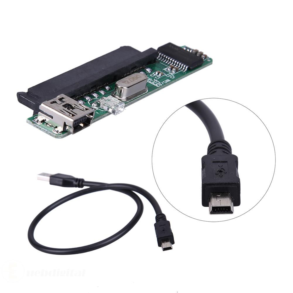 Bộ Chuyển Đổi 2.5 "Sata Female Hdd Ssd Usb 2.0 Sang 7 + 15pin Sata