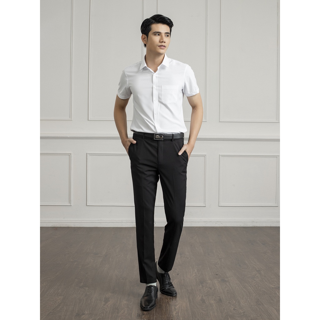 Áo sơ mi nam ngắn tay ARISTINO lịch lãm, phong cách châu Âu - ASSR20