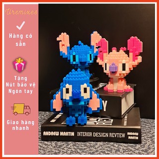 Bộ Mô Hình Lắp Ráp 3D Cho Bé Hình Stitch ( 4 Mẫu bé)