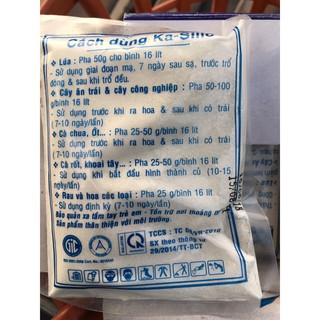 Phân bón Kali Silic gói 100gr