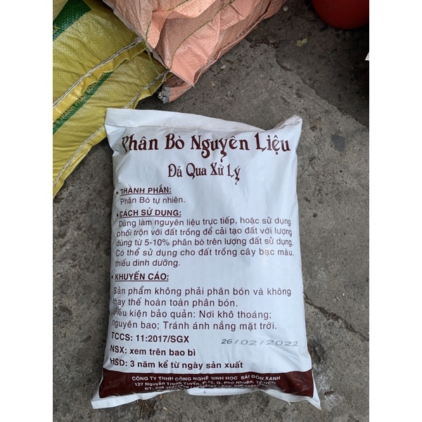 Phân bò Tribat 10dm đã qua xử lí