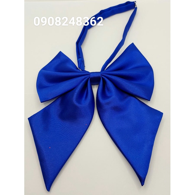 Nơ nữ đeo cổ đồng phục học sinh công sở vải phi bóng đẹp TPHCM