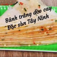 Bánh tráng dẻo tôm, dẻo cay bột gạo