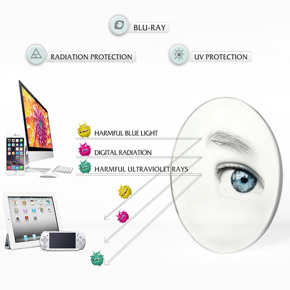 Mắt Kính Chống Tia Sáng Xanh Phong Cách Cổ Điển Thời Trang