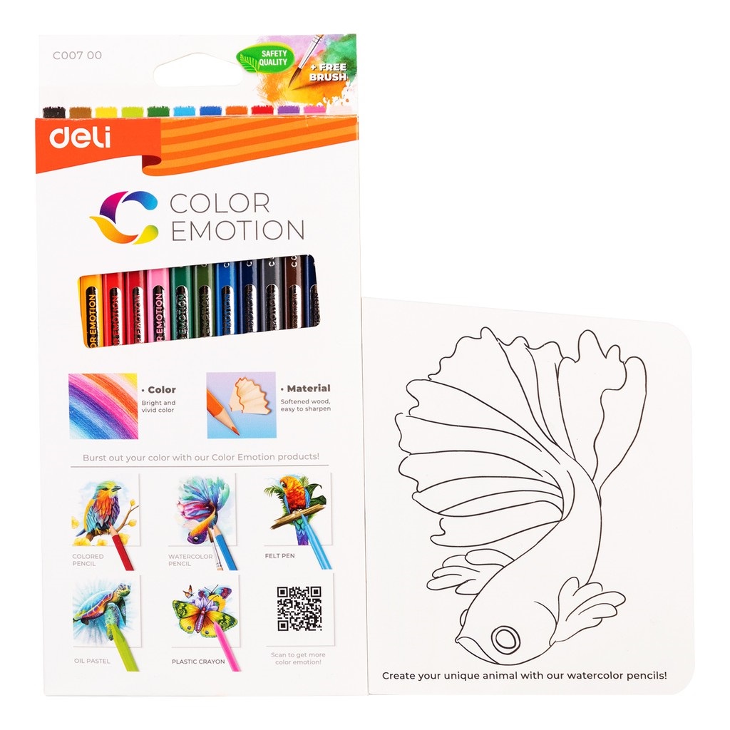 Set 12 / 24 / 36 Bút Chì Màu Chuyên Nghiệp