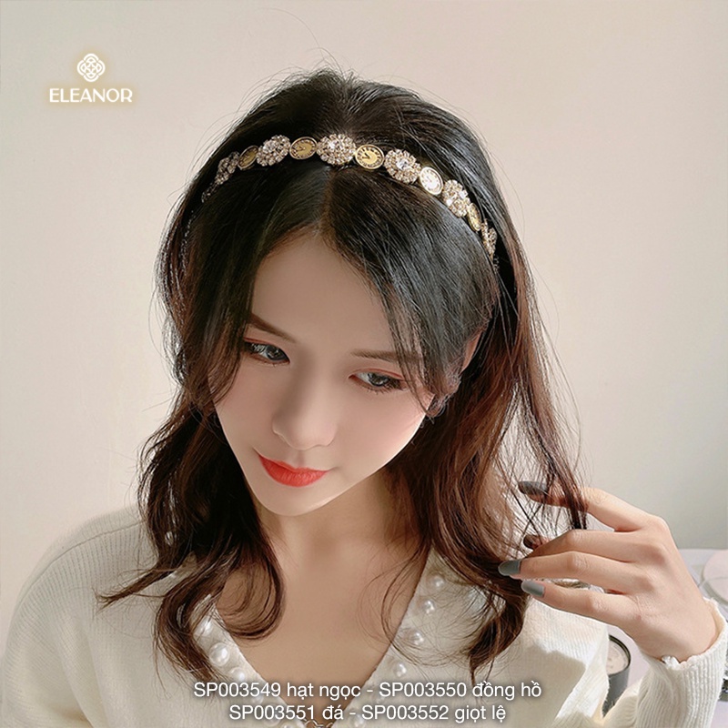 Cài tóc đính đá Eleanor Accessories phụ kiện tóc sang chảnh