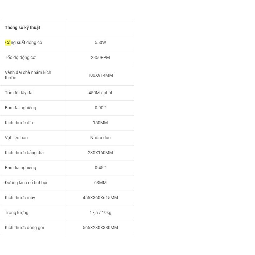 Máy nhám bàn, máy chà gỗ, máy chà nhám bàn Allwin chính hãng nghe moc