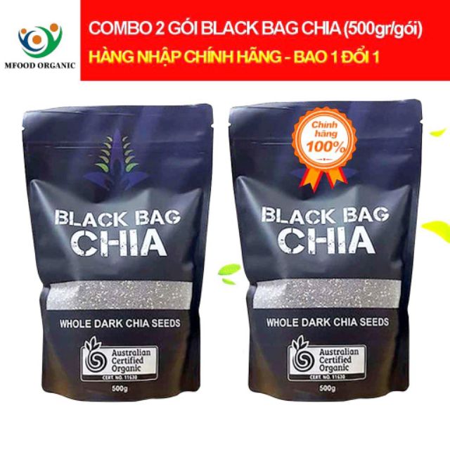 Hạt Chia đen Úc Black Bag Chia 500g