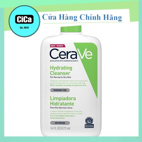 SỮA RỬA MẶT CERAVE FOAMING FACIAL CLEANSER 473ml và 236ml