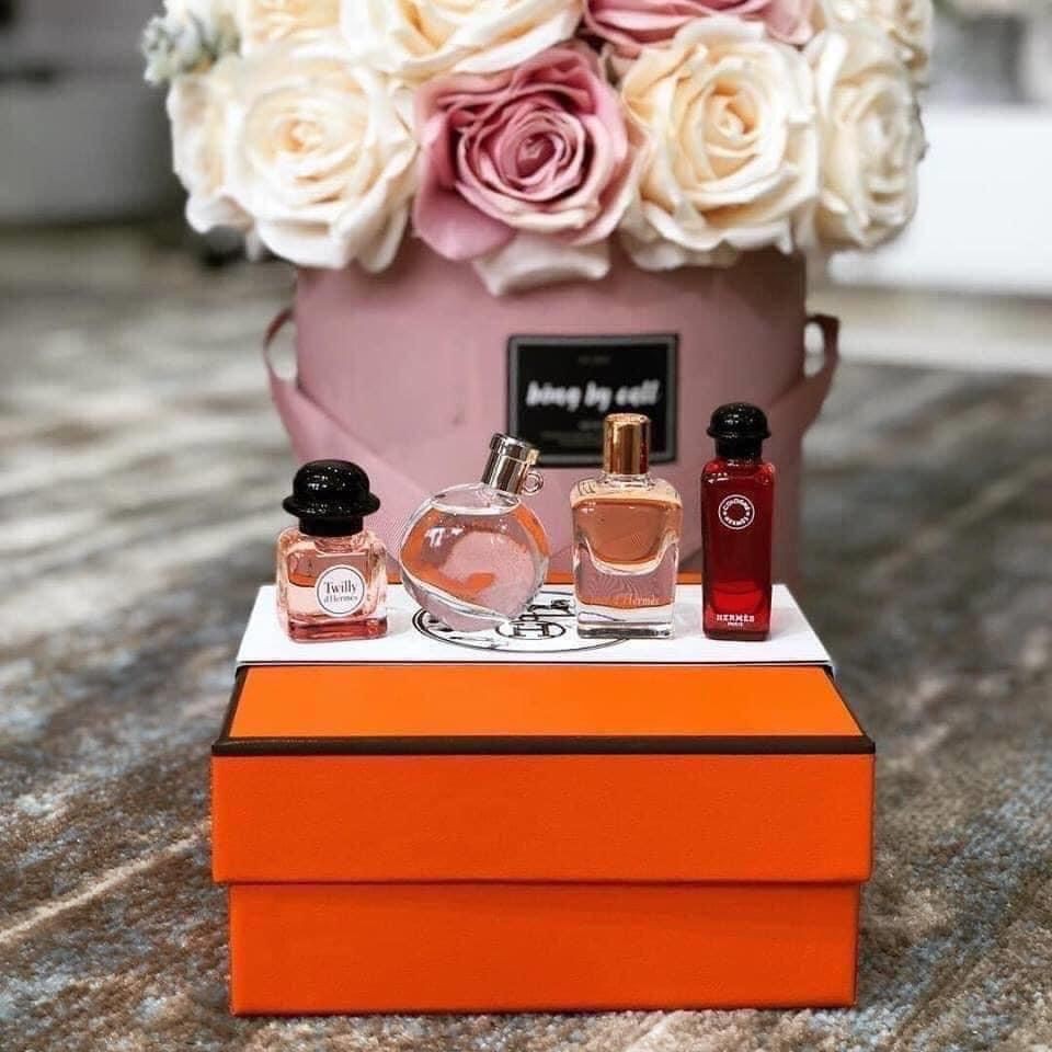 Set nước hoa Hermes 4 chai ( 4x7.5ml ) Full Seal ⚜️Hàng Authentic⚜️ | Thế Giới Skin Care