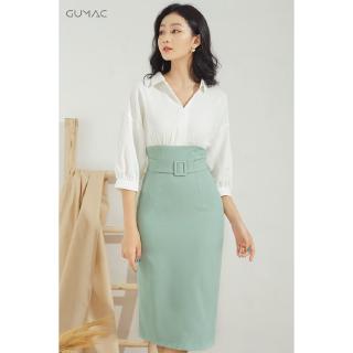 Đầm phối phụ kiện DA638 GUMAC