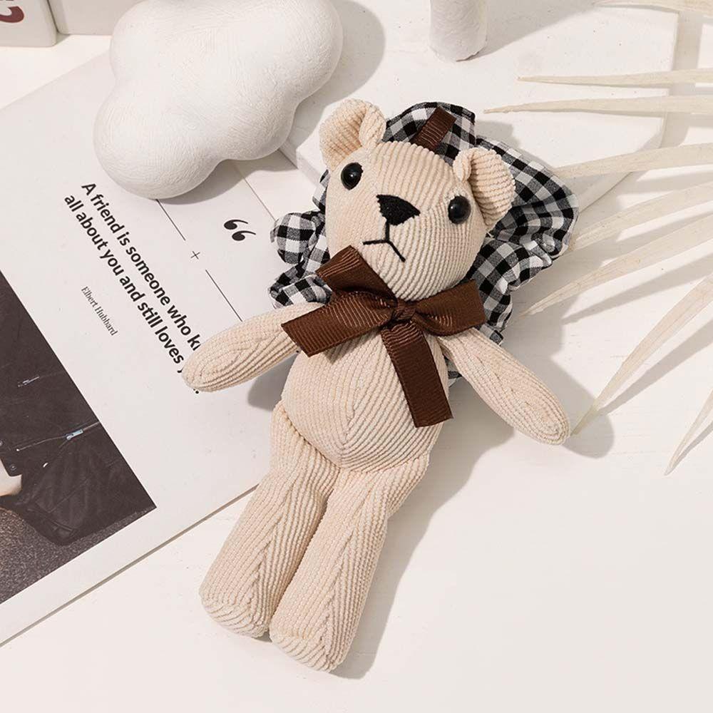 Dây Cột Tóc Scrunchies 15H Bằng Vải Bông Kiểu Hoạt Hình Dễ Thương Đơn Giản Cho Nữ