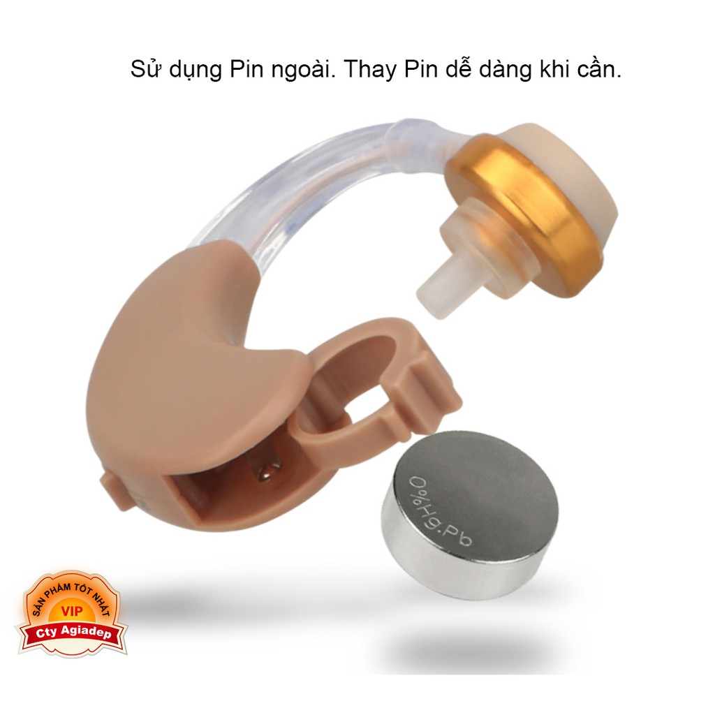 Tai nghe trợ thính AGD - Loại tốt âm thanh chuẩn Axon AF138 - Ko hài lòng bao đổi trả