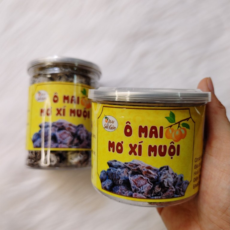 Xí Muội Mơ vị đặc biệt thơm ngon đóng hộp 250gr, 400gr