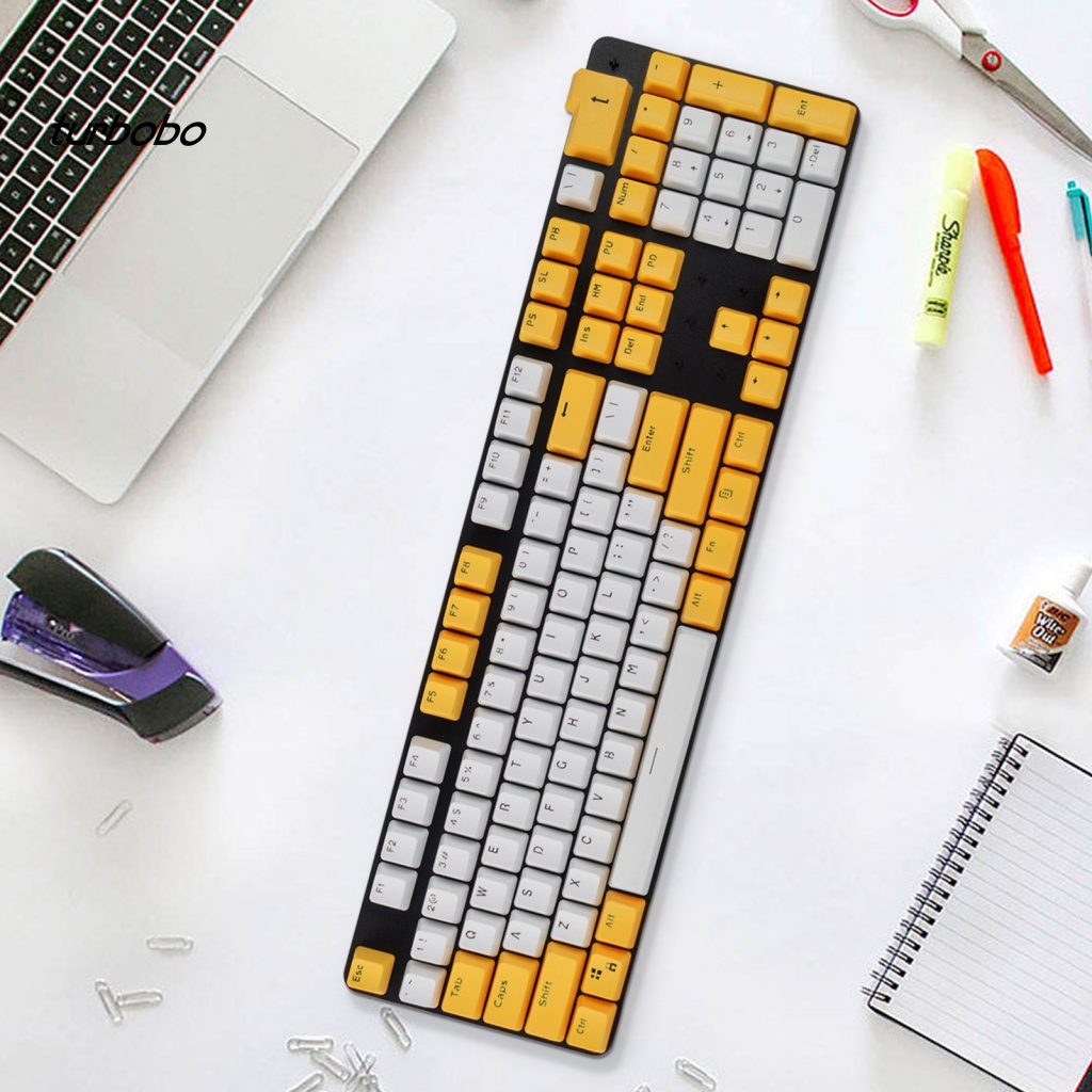 Set 104 Nút Bàn Phím Cơ Thay Thế Bằng Silicon Siêu Bền Tiện Dụng