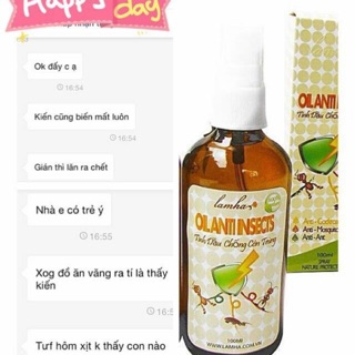 Tinh dầu xịt đuổi muỗi,gián,kiến ba khoang