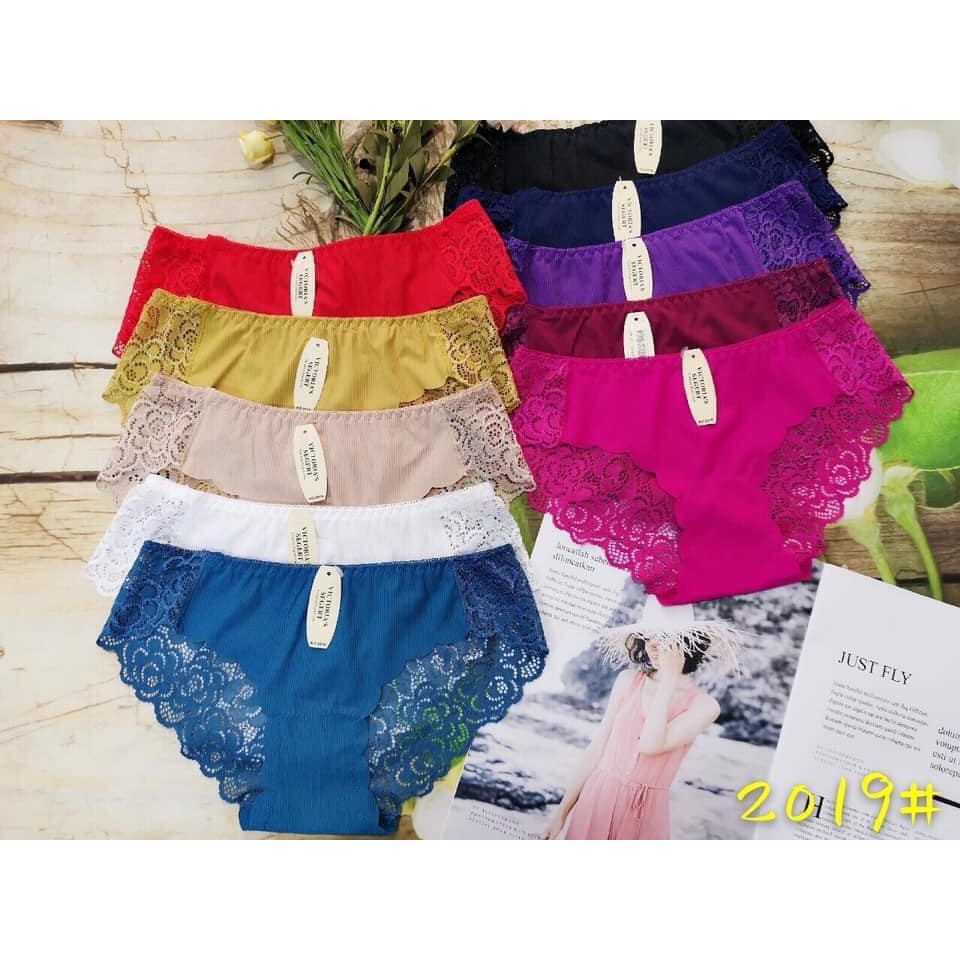 Sỉ lố 10 quần lót ren phối su siêu đẹp mã 2019