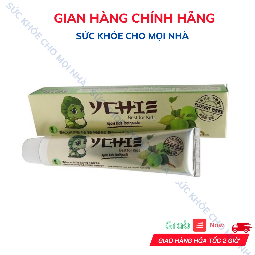 Kem Đánh Răng Cao Cấp Hàn Quốc Hương Táo Dành Cho Trẻ Nhỏ.Tuýp 75g