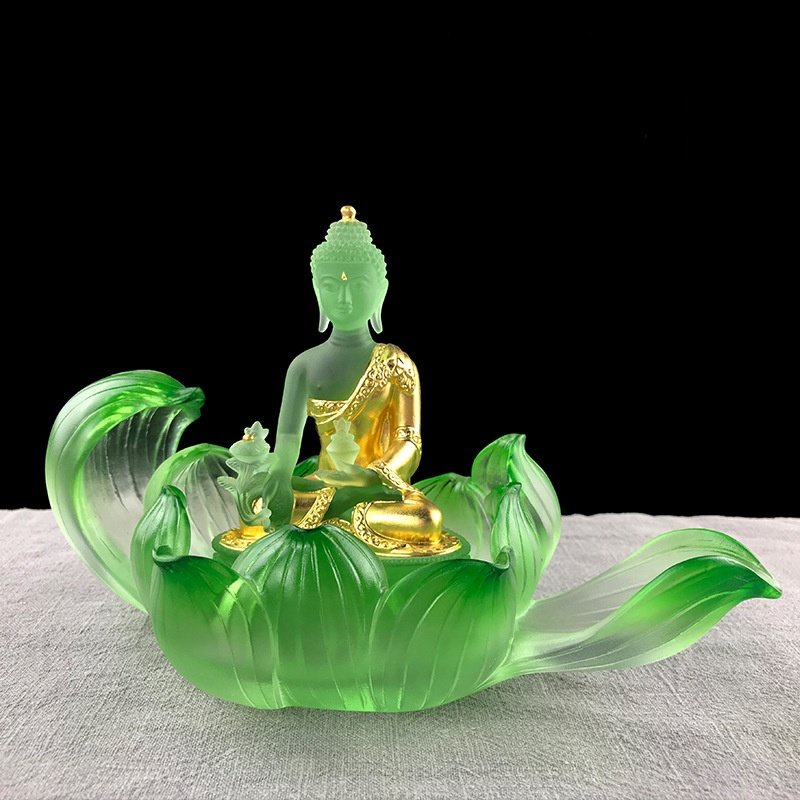 Tôn Tượng Dược Sư Lưu Ly 12Cm Cao Cấp