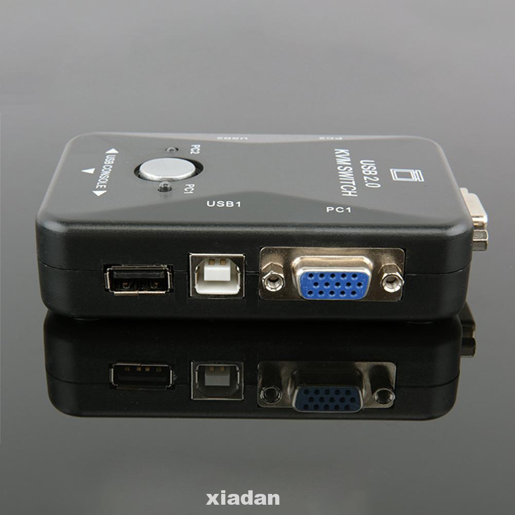 Switcher 2-Port USB2.0 Switch Box Mouse Monitor Adapter For Keyboard Video 1920*1440 | WebRaoVat - webraovat.net.vn