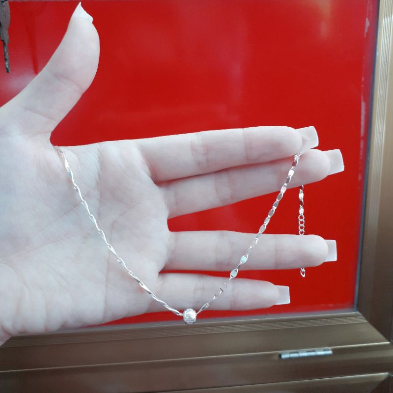 lắc chân phối bi bạc basic 🌼 YN JEWELRY