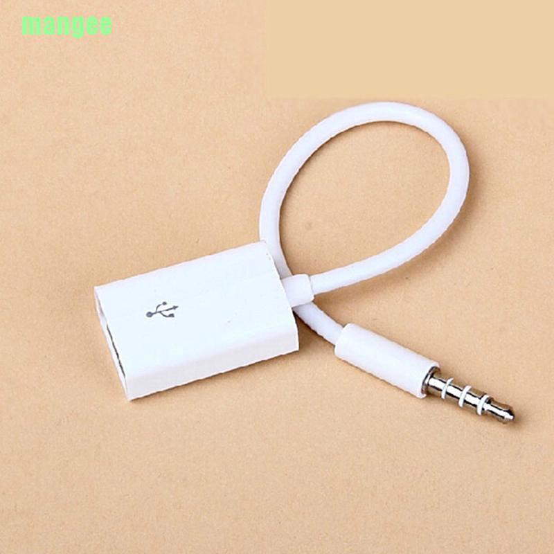 Đầu Chuyển Đổi Âm Thanh Từ Giắc Cắm 3.5mm Sang Cổng Usb 12v Cho Xe Hơi