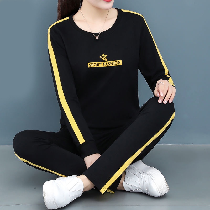 Bộ đồ thu đông nữ chất xneo mịn đẹp cao cấp - Bộ thể thao nữ mặc nhà