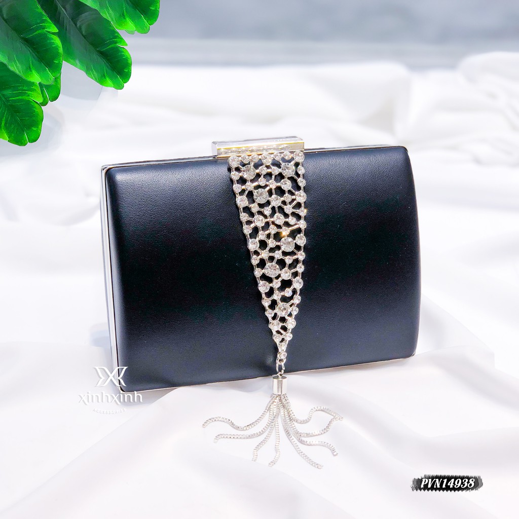 Túi clutch cầm tay tua rua cao cấp sang chảnh cho phái nữ - Xinh Xinh Accessories