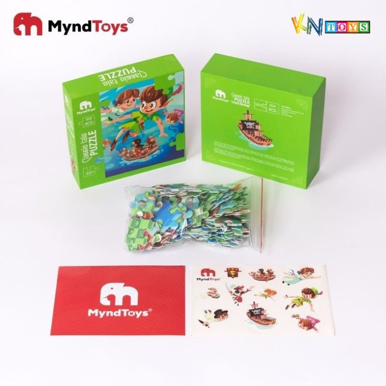 Đồ Chơi Xếp Hình MyndToys - Classic Tale Puzzle – Farewell Neverland (Peter Pan - 126 mảnh ghép cho bé từ 3.5 tuổi)