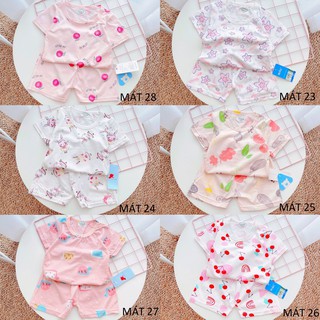 Bộ cotton giấy lạnh siêu mát cho bé gái