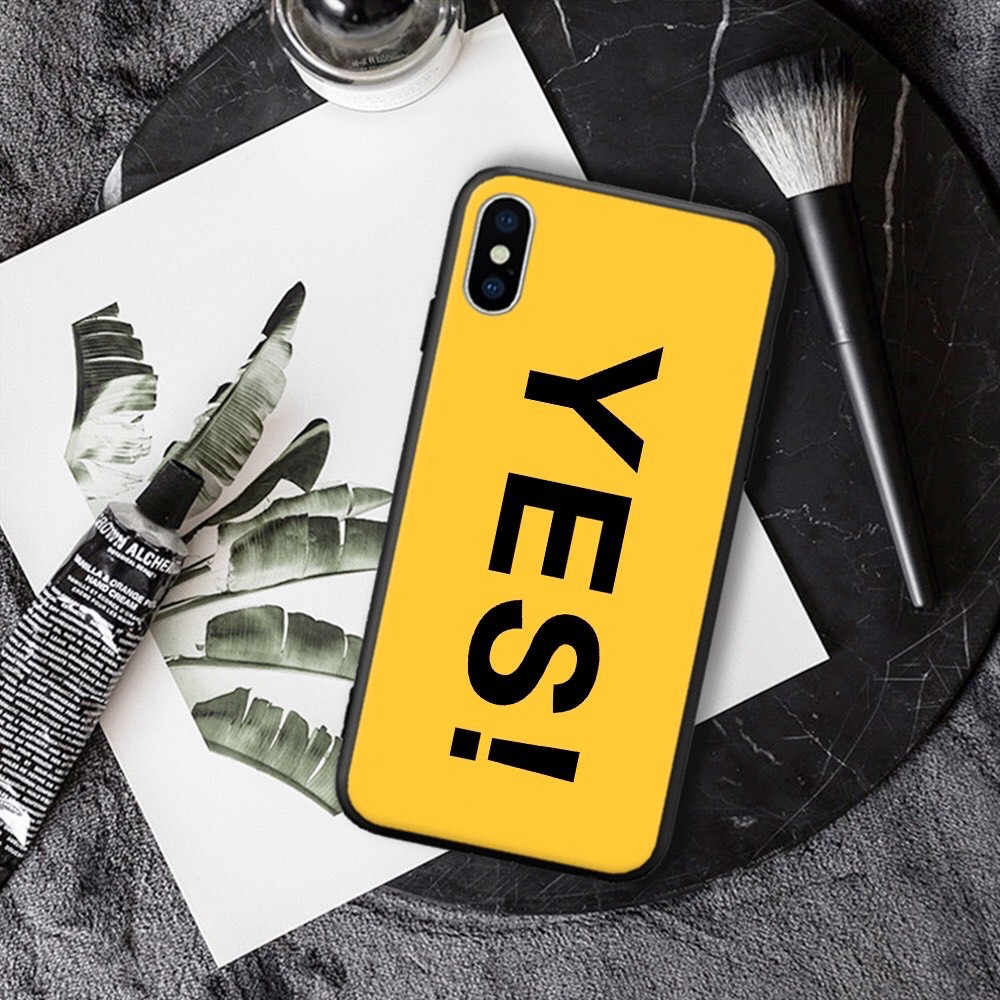 Ốp lưng cứng Yes No cho iphone 6 s plus 7 8 plus Xr X s max 11 11 pro max 12 mini 12 pro max se2