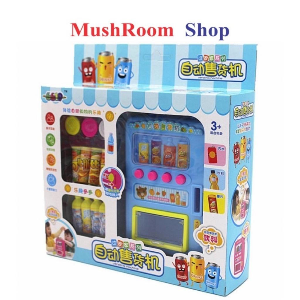 Đồ chơi máy bán nước tính tiền MUSHROOM tự động, phát triển các giác quan, tư duy cho bé