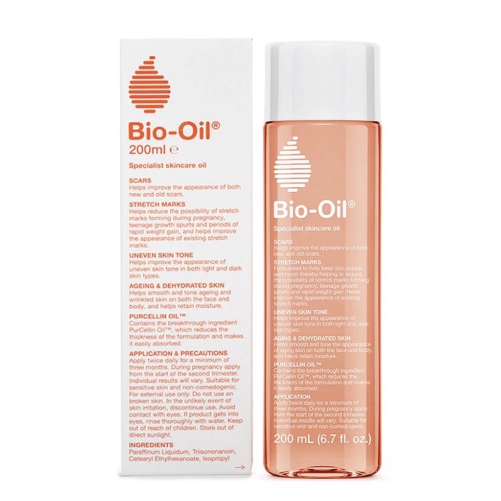 Tinh dầu chống rạn da bà bầu bio oil scar làm hết rạn da mờ sẹo hết thâm da khi mang thai và sau sinh.