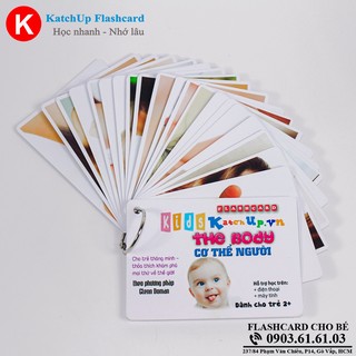 Flashcard tiếng Anh cho bé KatchUp - Cơ thể